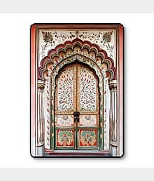 Royal Indian Palace Door Wall Art | Mughal Arch UV Print