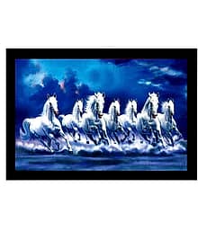 SNDArt MDF Blue Single Photo Frame No. of Pieces- 1
