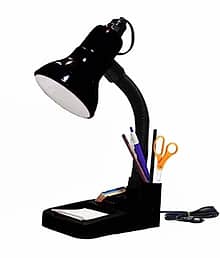 SPARKWORLD Black Table Lamp ( Pack of 1 )