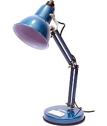 SPARKWORLD Blue Study Table Lamp ( Pack of 1 )