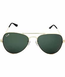 SRPM Gold Oval Sunglasses ( Pack of 1 )