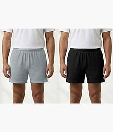 Shiv Sales Pack of 2 Lycra Boxers For Men's ( Grey )