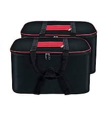 Shiva Creations Organizer with Zippered ClosureM Teaser Moisture Proof Nylon Rectangular Big Underbed Storage Bag For Multi Purpose Use Foldable, Blan