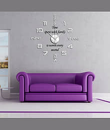 Shopper52 Circular Analog Wall Clock