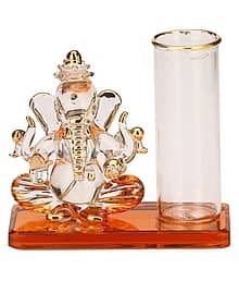 Somil Red Glass Handicraft Showpiece - Pack of 1