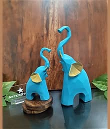 Spreading Smiles Animal Showpiece 20 cm - Pack of 2