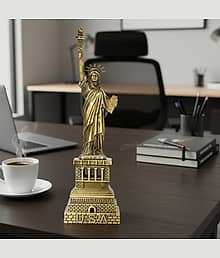 Statue of Liberty Metal Replica Model | USA Souvenir Miniature | New York Landmark Decoration | Collectible Monument Showpiece for Home & Office(15cm)