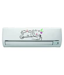 Sticker Studio AC Sticker Split Air Conditioner Sticker Floral Sticker ( 21 x 91 cms )