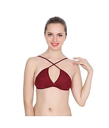 TCG Cotton Lycra Seamless Bra - Maroon