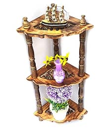 TFS Brown Wood Handicraft Showpiece - Pack of 1