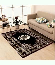 The Fresh Livery Multi Cotton Carpet Abstract 1x1 Ft