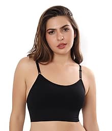 Trulymart Pack of 2 Cotton Blend Lightly Padded Everyday Bra For Women ( Multicolor5 )