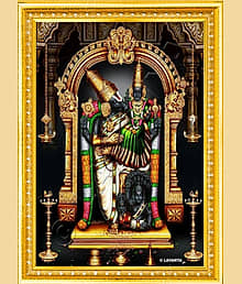VARAHA SWAMY WITH LAKSHMI DEVI/NITHYAKALANA PERUMAL PHOTO FRAME 6X8 PLESE READ SIZE AFTER ORDER