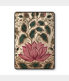 Vintage Lotus Flower Wall Art | Botanical Floral UV Print