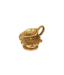 Vivan Creation Gold Metal Handicraft Showpiece - Pack of 1