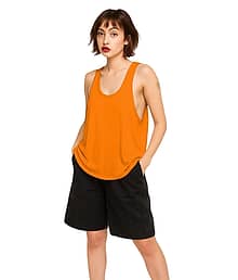Xolani Women's Cotton Camisole Top ( Orange )