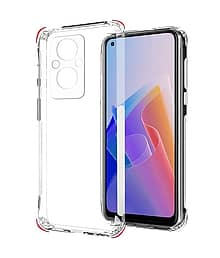 ZAMN - Transparent Silicon Plain Cases Compatible For Oppo F21 Pro 5G ( Pack of 1 )