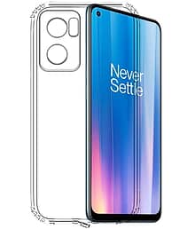ZAMN - Transparent Silicon Plain Cases Compatible For Oneplus Nord Ce2 5G ( Pack of 1 )