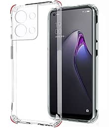 ZAMN - Transparent Silicon Silicon Soft cases Compatible For Oppo Reno 8 5G ( Pack of 1 )
