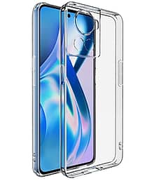 ZAMN - Transparent Silicon Silicon Soft cases Compatible For Oneplus 10R 5G ( Pack of 1 )