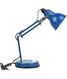 ZESTRUM Blue Study Table Lamp ( Pack of 1 )