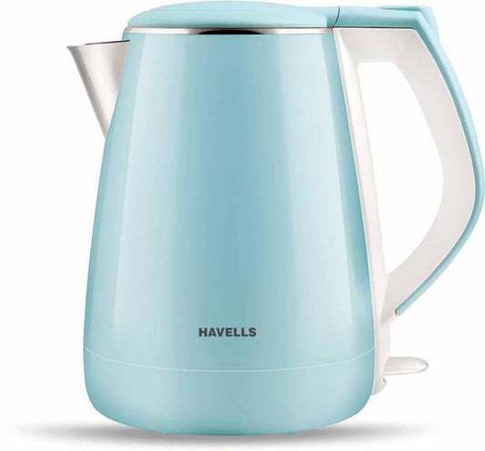 HAVELLS Aqua Plus 1.2 L Electric Kettle 1250W (Blue, Wh...