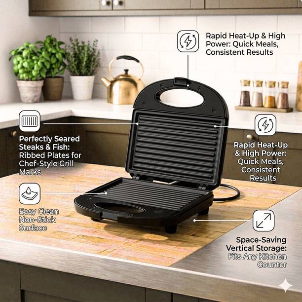 SHA Motherly Love _Black Sandwich Maker-49 Toast Sandwi...