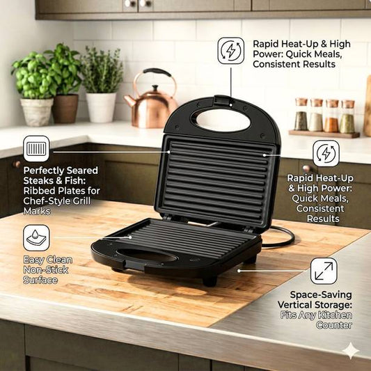 SHA Motherly Love _Black Sandwich Maker-67 Toast Sandwi...