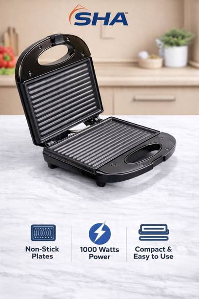 SHA Motherly Love _Black Sandwich Maker-7 Toast Sandwic...