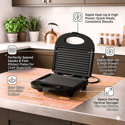 SHA Motherly Love _Black Sandwich Maker-71 Toast Sandwi...