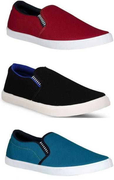 Combo Pack Of 3 Loafers For Men
