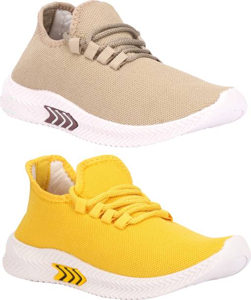 COMBO-PF1-BEIGE-PF1-YELLOW Sneakers For Men