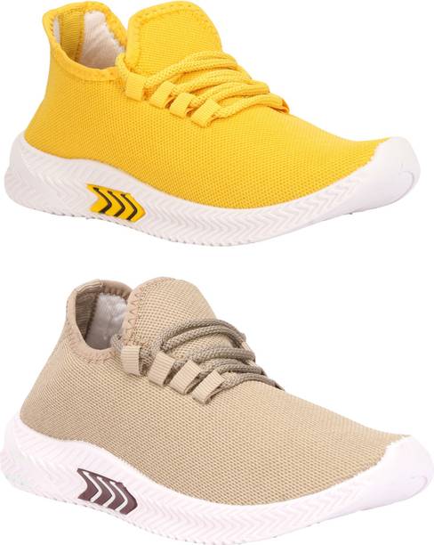 COMBO-PF1-YELLOW-PF1-BEIGE Sneakers For Men