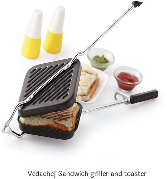 Masox Store Durable Non Stick Gas Sandwich Maker for Gr...
