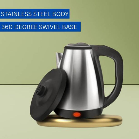 SACRO Electric Kettle with Stainless Steel Body, 2litre...