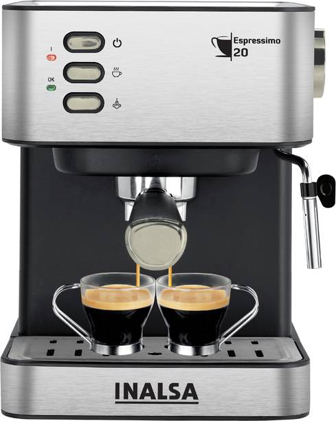 Inalsa Espressimo 20 Bar Coffee Maker,2 Yr Warranty,Tra...