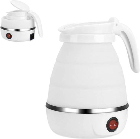BulkHunt Small Electric Kettle Travel Folding Water Boi...