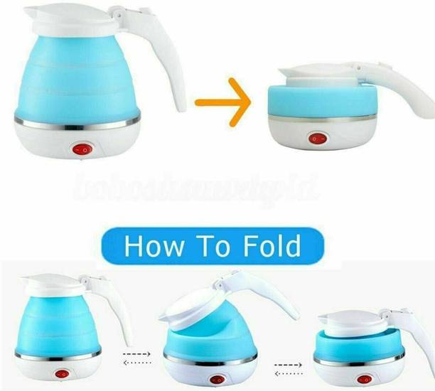 RTAD Electric Kettle Silicone Travel Mini Foldable Elec...