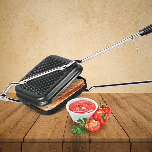 Masox Store Grilled Sandwich Maker for Gas Stove Non St...