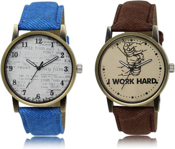 New Latest Designer Combo of 2 Analog Watch - For Men ...