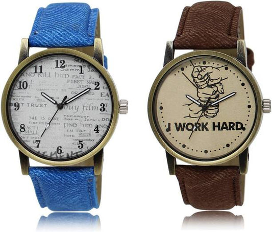 New Latest Designer Combo of 2 Analog Watch - For Men ...