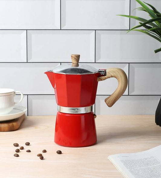 NATURALLYOURS PRA1002807-RED 3 Cups Coffee Maker