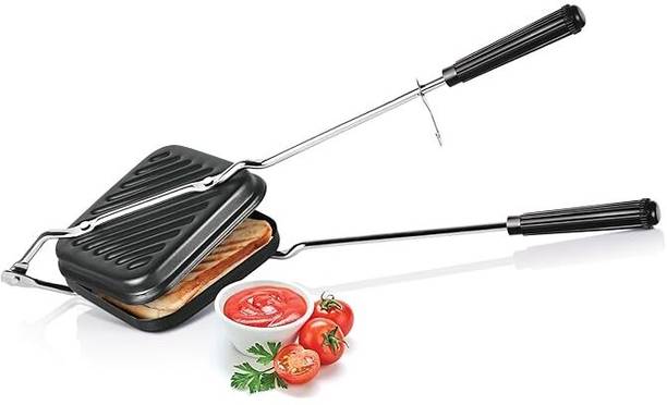 Vibecraft Non-Stick Aluminium Grill Sandwich Maker/Gas ...