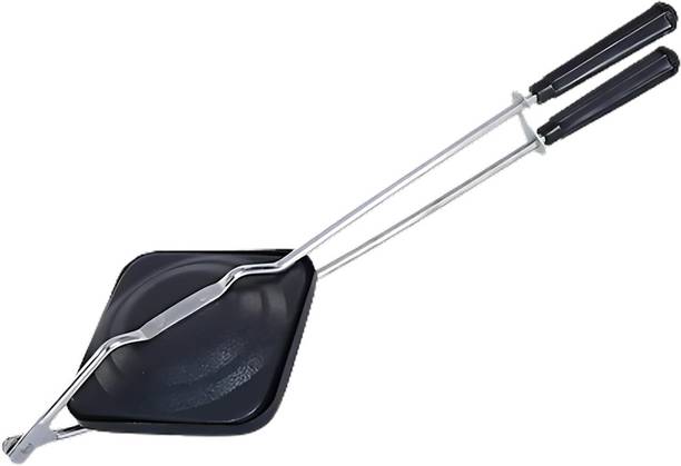 ABC Hard Anodized Sandwich Toaster 39 cm, Black Toast S...