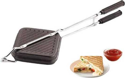 voltmeal Nonstick Grill Sandwich Toaster Pizza Pan, Gri...