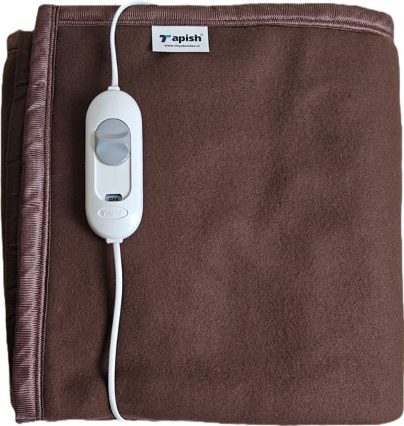 Tapish Solid Single Electric Blanket for Mild Winter
