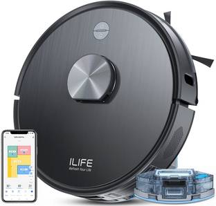 ILIFE A20 Pro LiDAR Robot Vacuum & Mop @6500Pa Suction, 5200mAh Battery, 'Y' Path Robotic Floor Cleane...