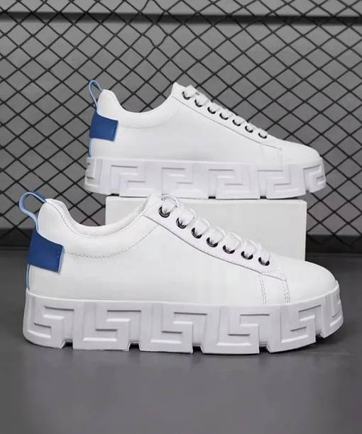 White Casual sneaker Height Enhancement shoes Sneakers ...