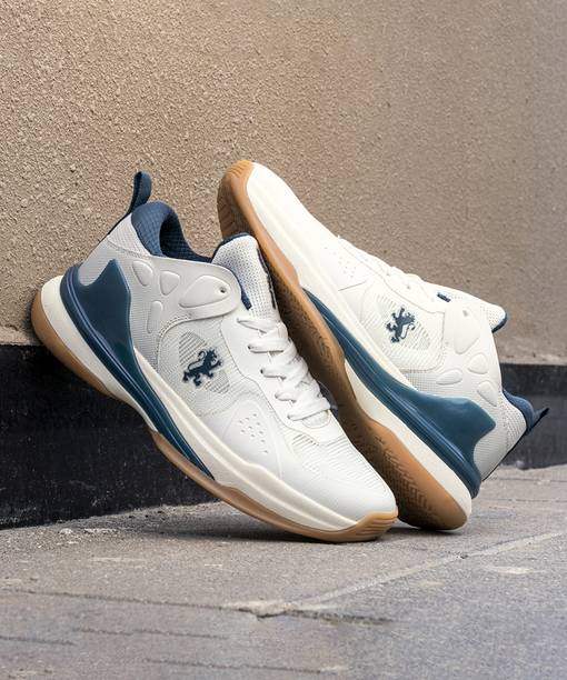 White and Blue Shoes for Men | Lifestyle Casual Sneaker...