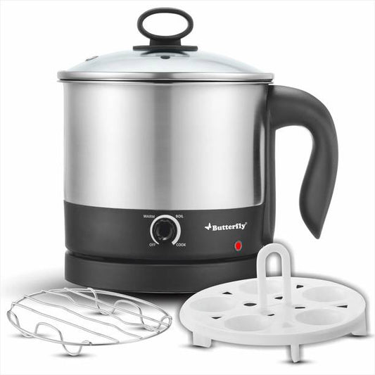 Butterfly Matchless Multi Kettle, 600W with Egg Rack & ...